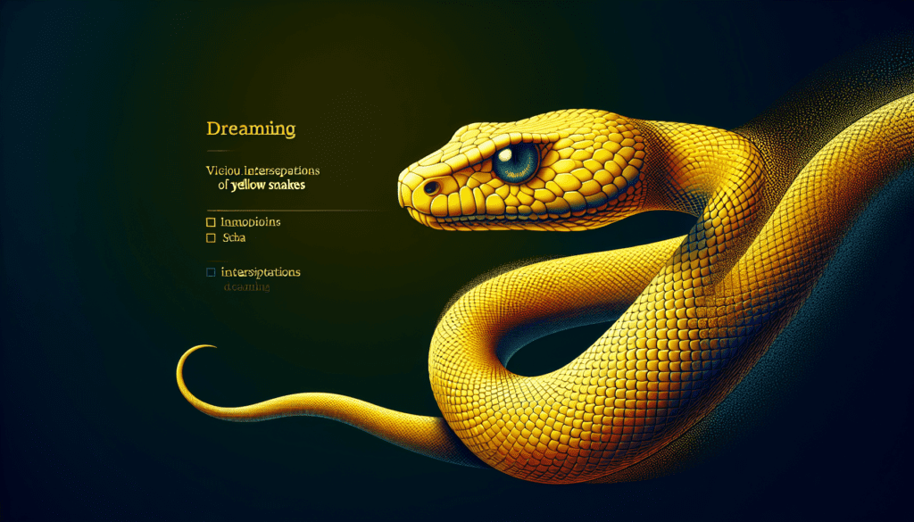 Dreams About Yellow Snakes – Meaning And Interpretation