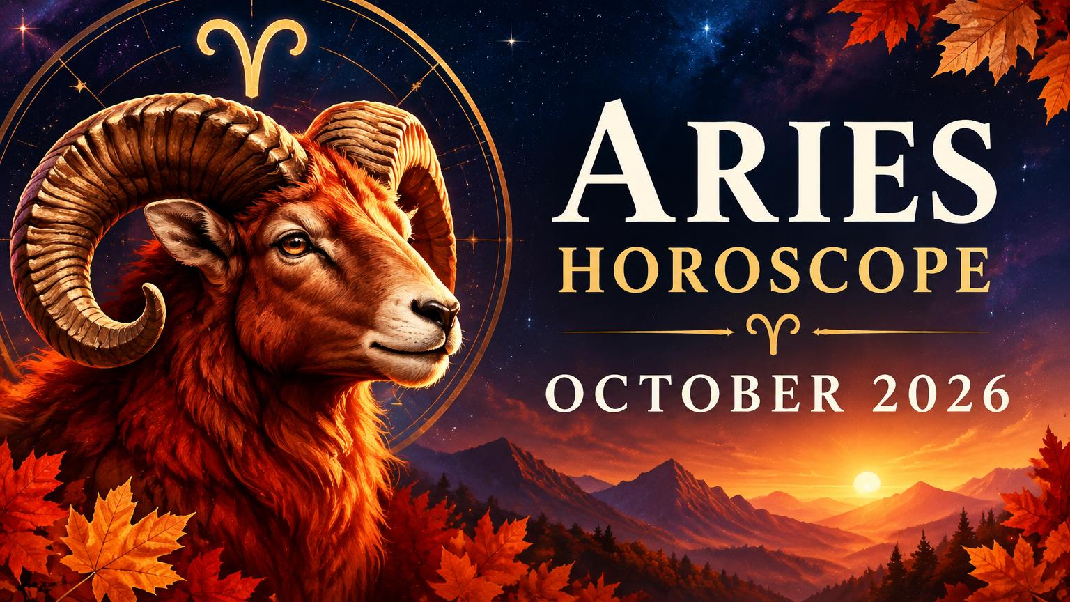 Aries Horoscope October 2026 feature image